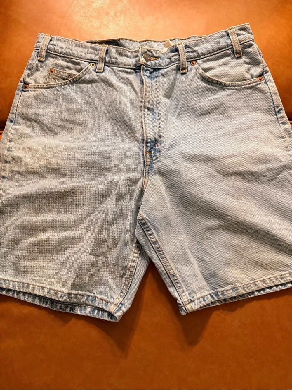 Levi's Men’s Light Wash Blue Denim Shorts